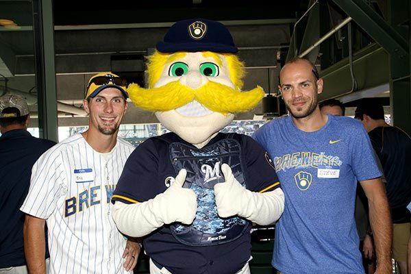 Dental Associates hosted military service members at a Brewers game